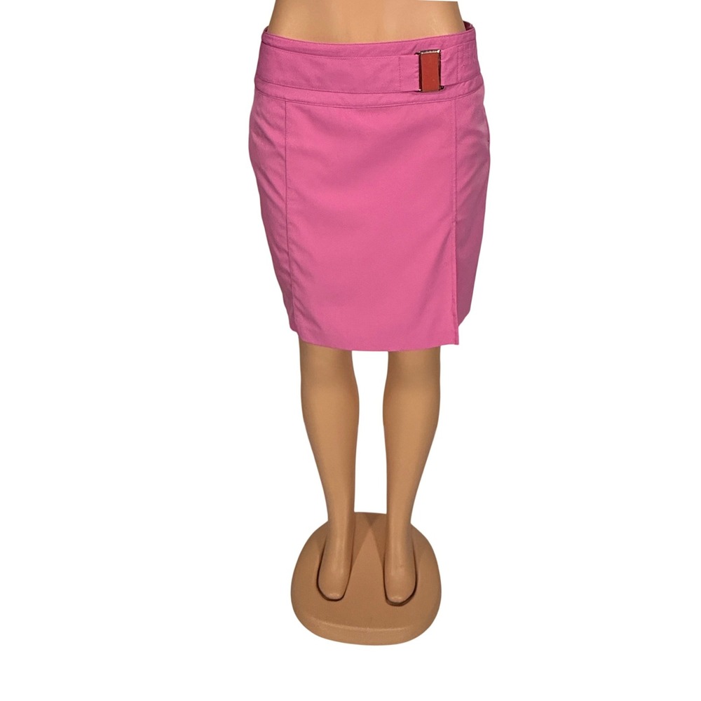Pink Athletic Skort with Side Buckle Detail‎ and Built-in Shorts  Size 6